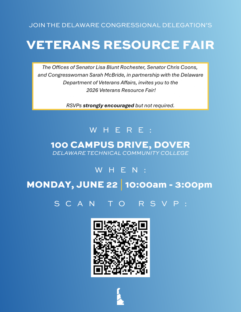 2026 Veterans Resource Fair at Delaware Technical Community College - Dover Campus