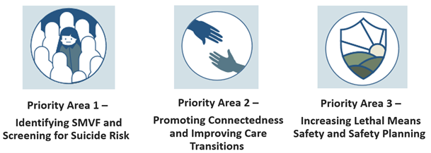 Image for the three priority areas for the Governor's Challenge.